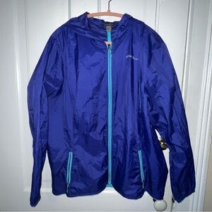 Eddie Bauer Hooded Windbreaker Jacket 2XL
